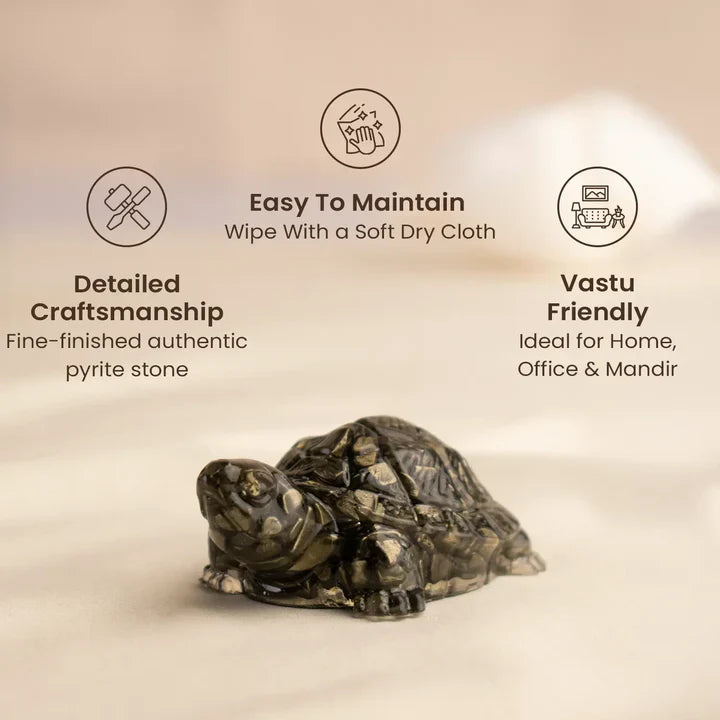 Vastu Pyrite Tortoise (Kachhua)