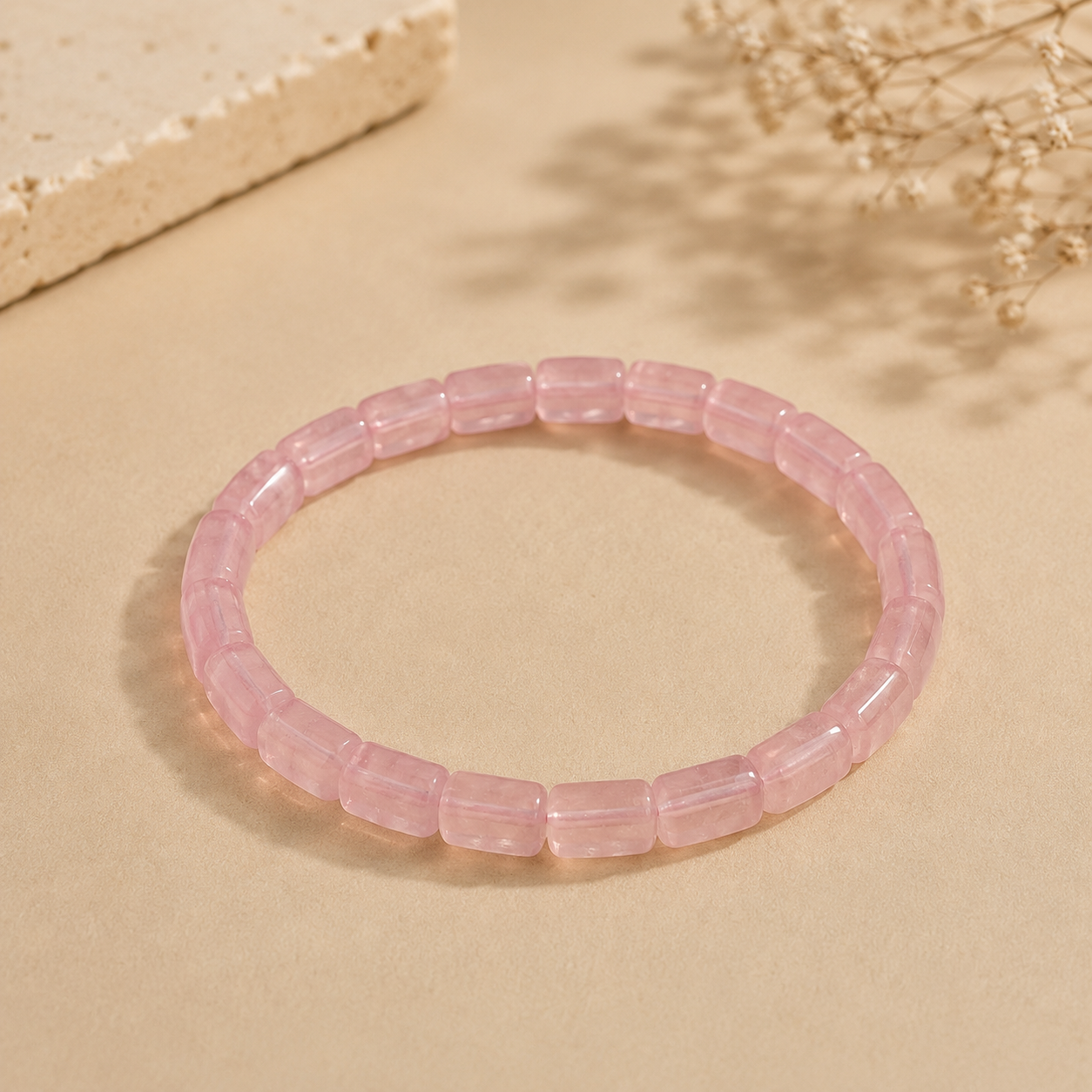 Rose Quartz Love Bracelet ❤️