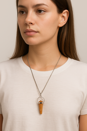 Citrine Pendant - The Stone of Success & Joy (Unisex)