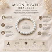 Moon Howlite Bracelet thumbnail